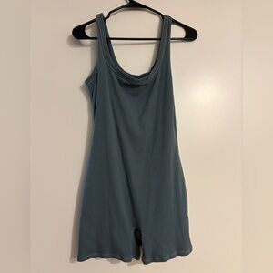 SKIMS Teal Sleeveless Jumpsuit